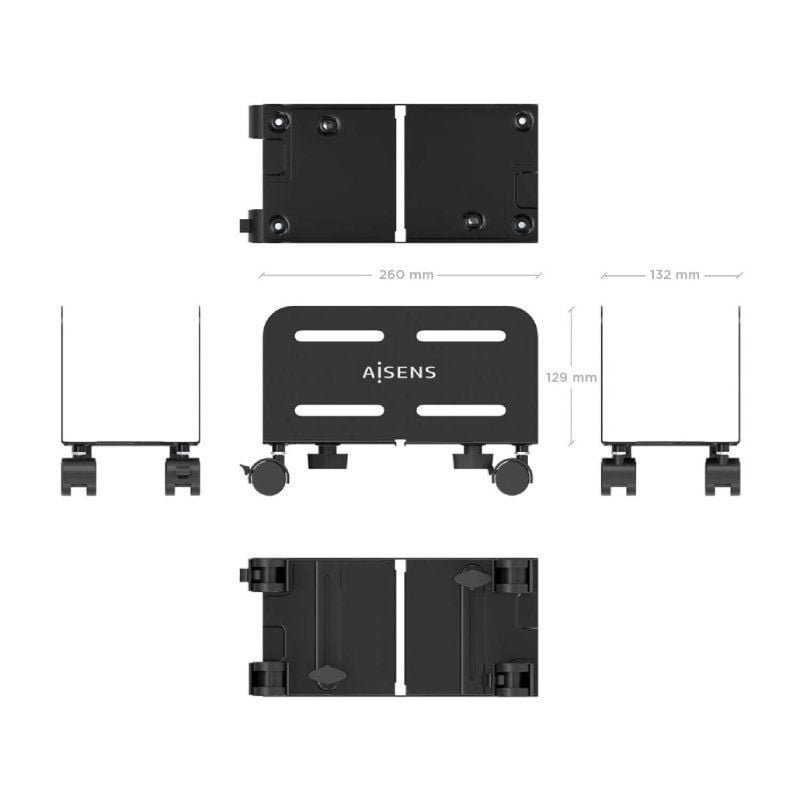 Soporte CPU con Ruedas para PC Aisens MPC06-207 para PC/ hasta 10kg - изображение 3