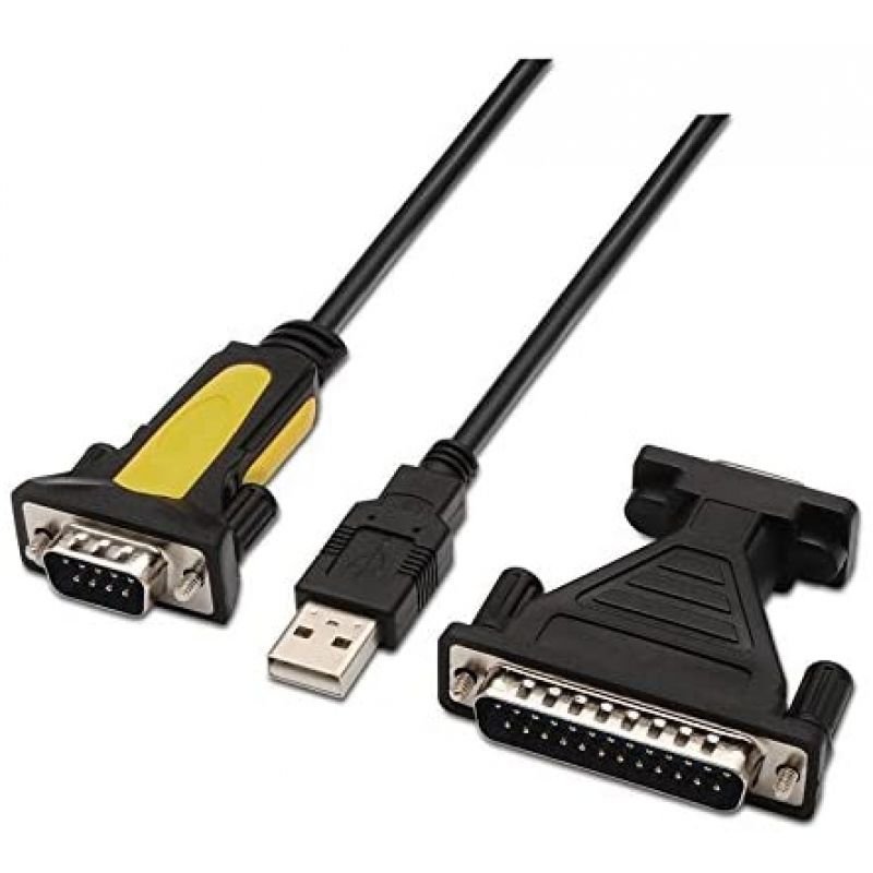 Cable Conversor impresora Nanocable 10.03.0002/ USB Macho - DB9 Macho/ DB25 Macho - изображение 4