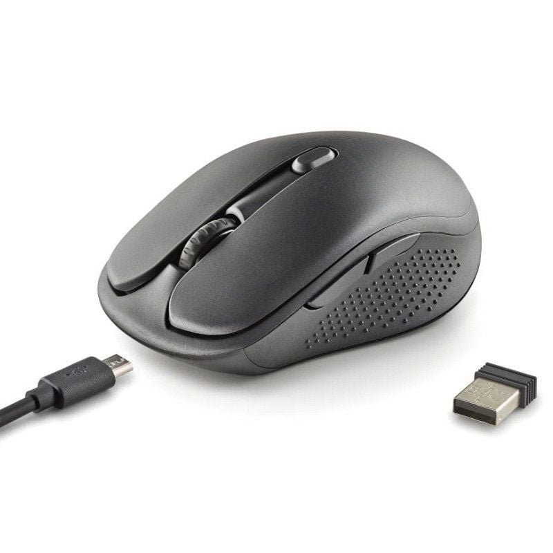 Ratón Inalámbrico NGS Evo Spook silencioso/ Batería recargable/ Hasta 1600 DPI/ Negro - изображение 5