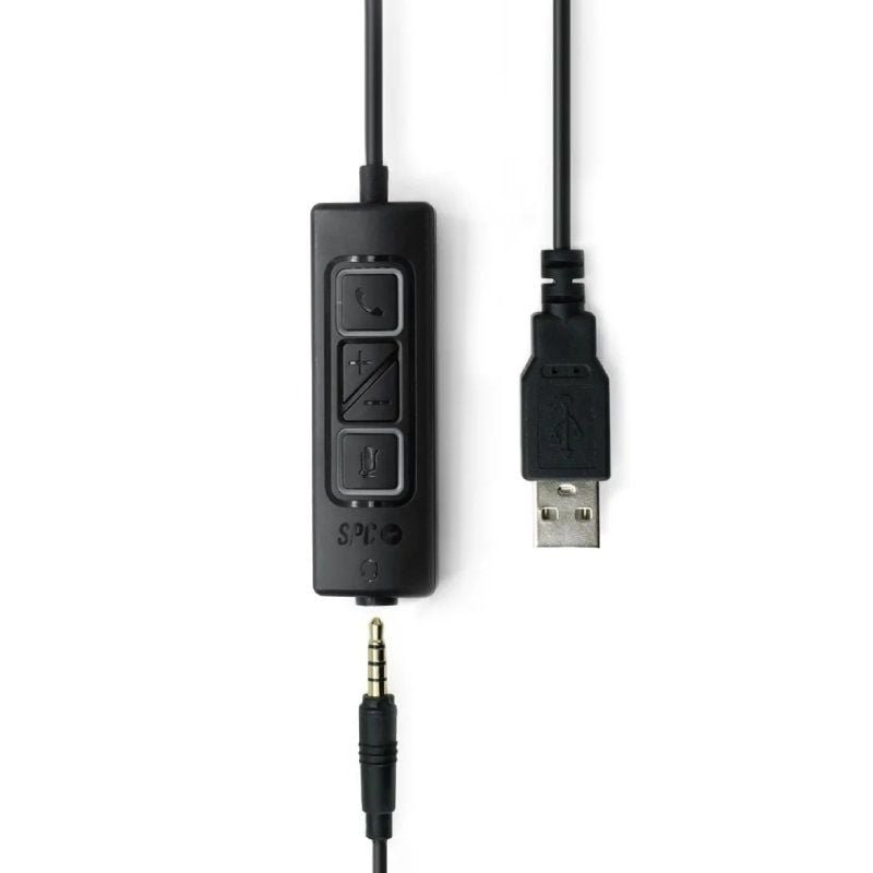 Auriculares SPC Brave Pro/ con Micrófono/ Jack 3.5/ USB/ Negros - изображение 3
