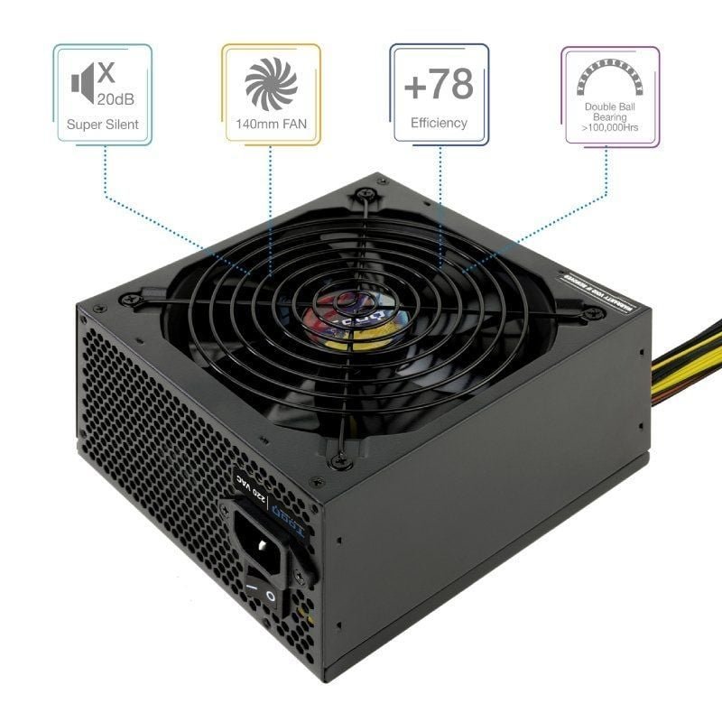 Fuente de Alimentación Tooq TQAPOLO-750SP/ 750W/ Ventilador 14cm - изображение 2