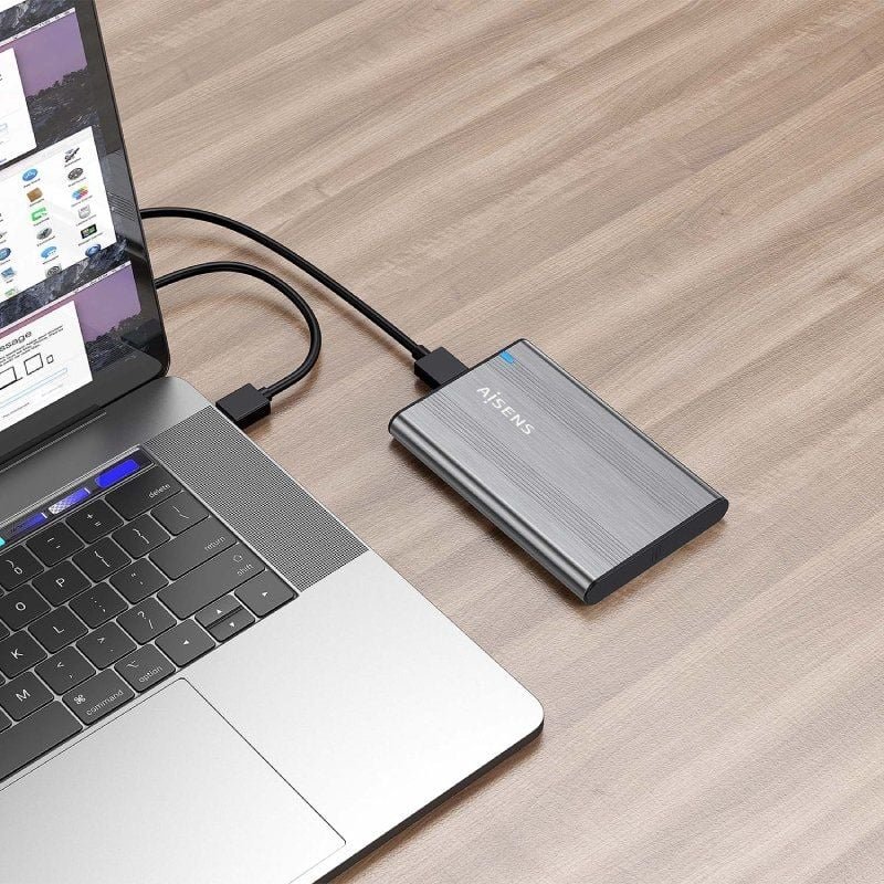 Caja Externa para Disco Duro de 2.5" Aisens ASE-2526GR/ USB 3.1/ Sin tornillos - изображение 5