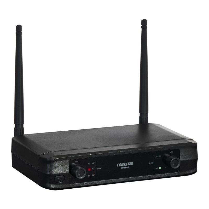 Micrófono Inalámbrico Doble Mano y Petaca UHF Fonestar SONAIR-2MP/ Incluye Receptor - изображение 2