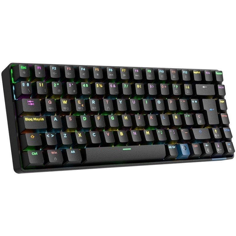 Teclado Gaming Mecánico Inalámbrico Hiditec GM1K/ Hot-Swap switch Gateron Brown - изображение 3