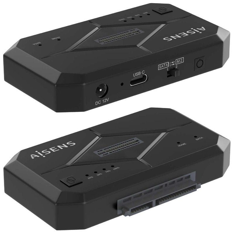 Docking Station para SSD M2 SATA/NVMe Aisens ASDS-M2SATA04B - изображение 3