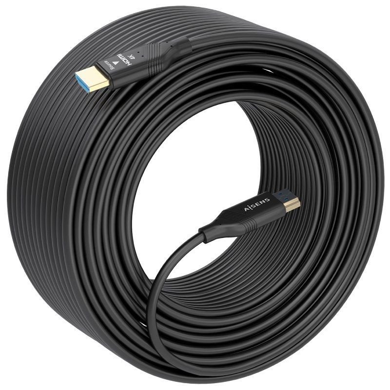 Cable HDMI 2.0 AOC 4K Aisens A148-0932/ HDMI Macho - HDMI Macho/ 30m/ Negro - изображение 2