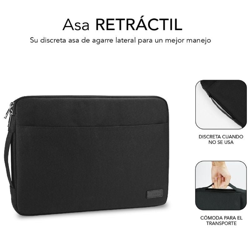 Funda Subblim Urban Laptop Sleeve para Portátiles hasta 14"/ Negra - изображение 2