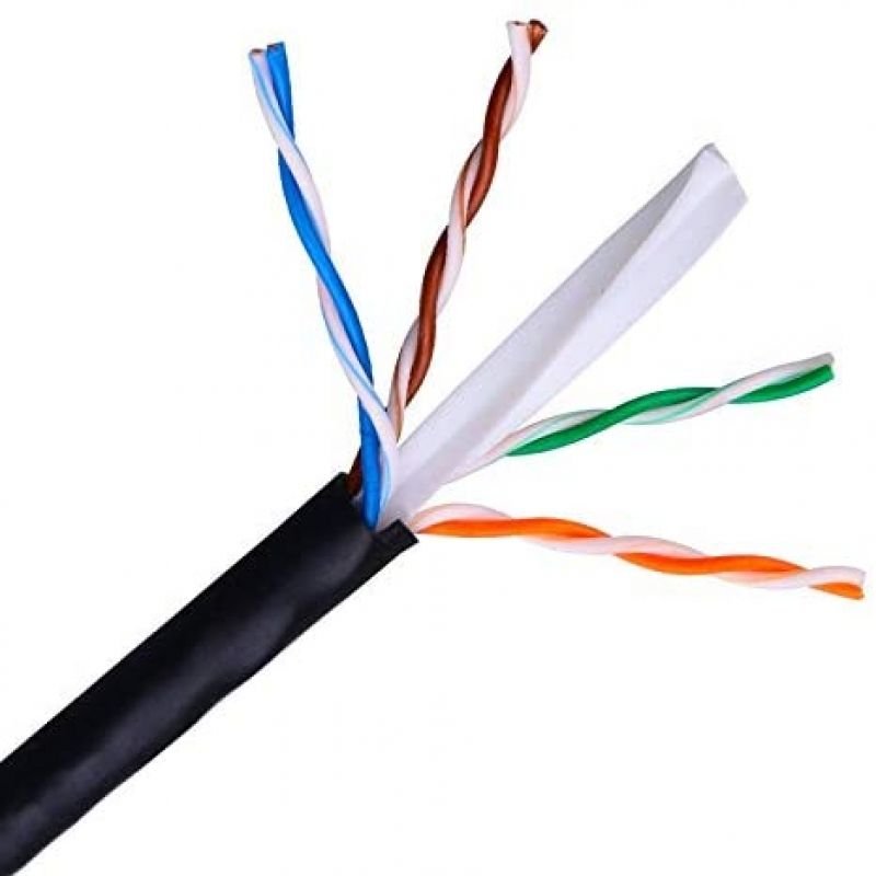 Bobina de Cable RJ45 para Exteriores UTP Nanocable 10.20.0504-EXT-BK Cat.6/ 305m/ Impermeable/ Negro - изображение 4