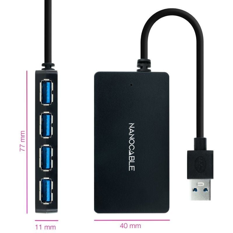 Hub USB 3.0 Nanocable 10.16.4403/ 4xUSB - изображение 2