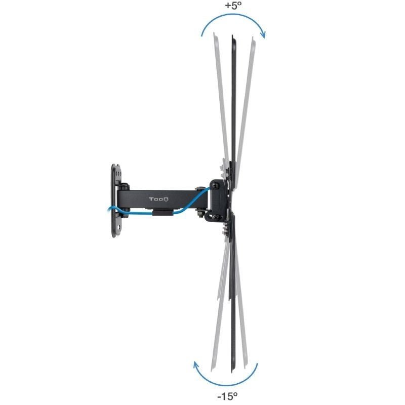 Soporte de Pared Extensible/ Giratorio/ Inclinable TooQ LP1355TN-B para TV de 13-55"/ hasta 25kg - изображение 3