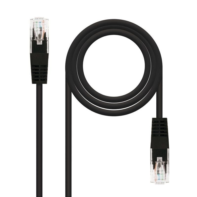 Cable de Red RJ45 UTP Nanocable 10.20.0400-L25-BK Cat.6/ 25cm/ Negro - изображение 2