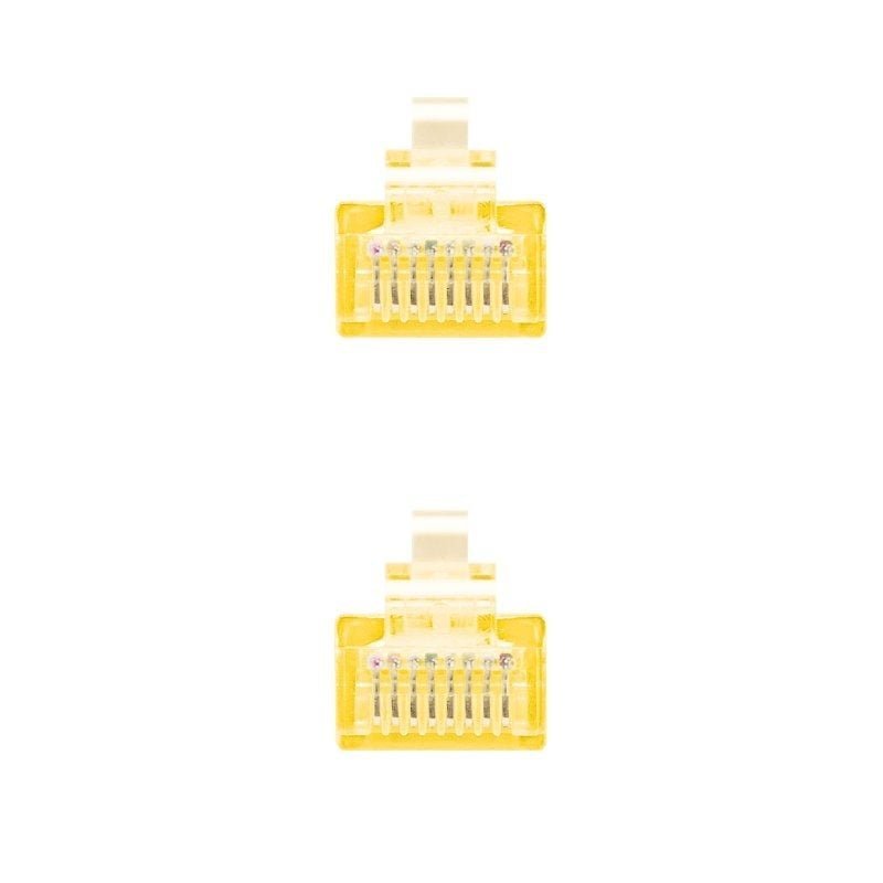 Cable de Red RJ45 UTP Nanocable 10.20.0400-L25-Y Cat.6/ 25cm/ Amarillo - изображение 3