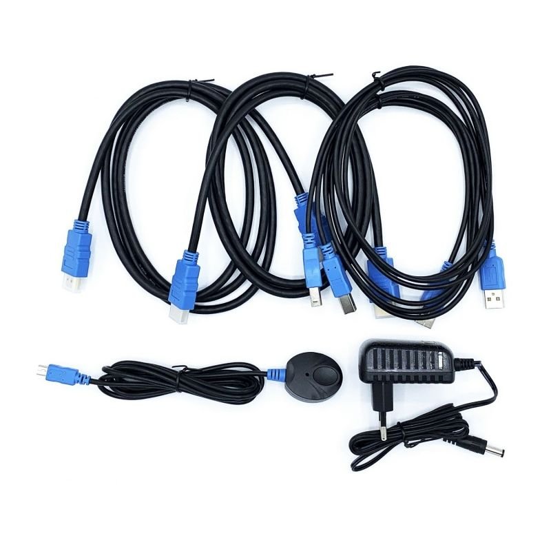 Conmutador KVM HDMI Aisens A111-0400/ 2PC con 1 sólo teclado y ratón - изображение 3