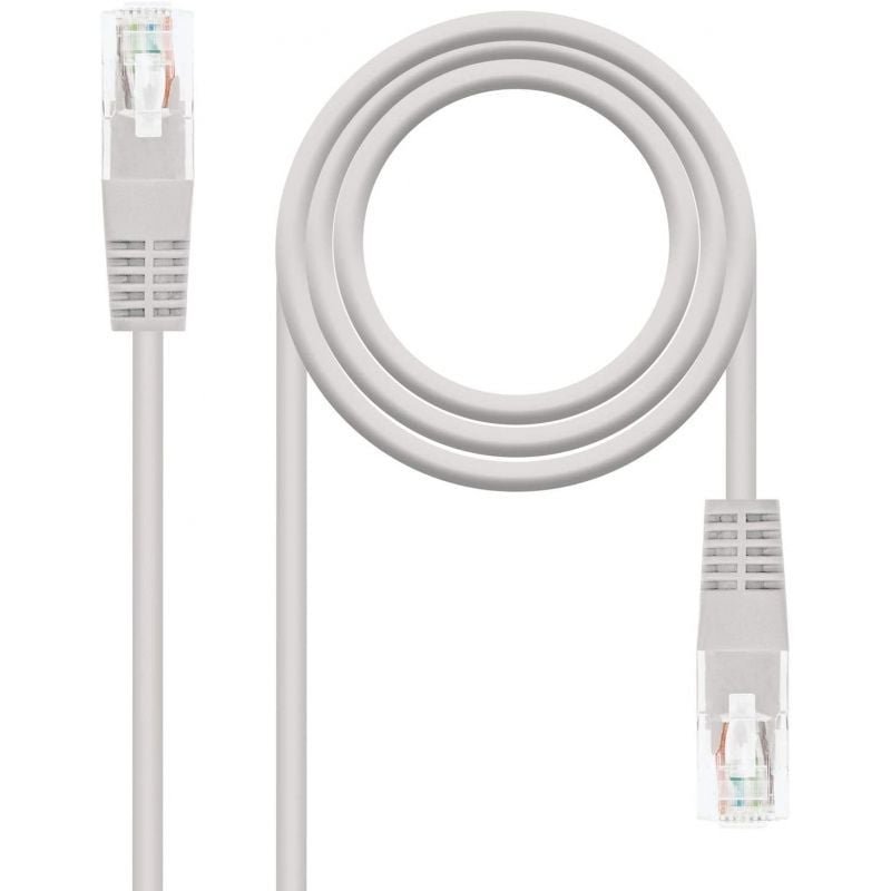 Cable de Red RJ45 UTP Nanocable 10.20.0120 Cat.5e/ 20m/ Gris - изображение 2