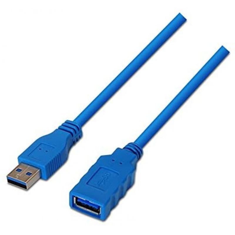 Cable Alargador USB 3.0 Nanocable 10.01.0902-BL/ USB Macho - USB Hembra/ 2m/ Azul - изображение 4