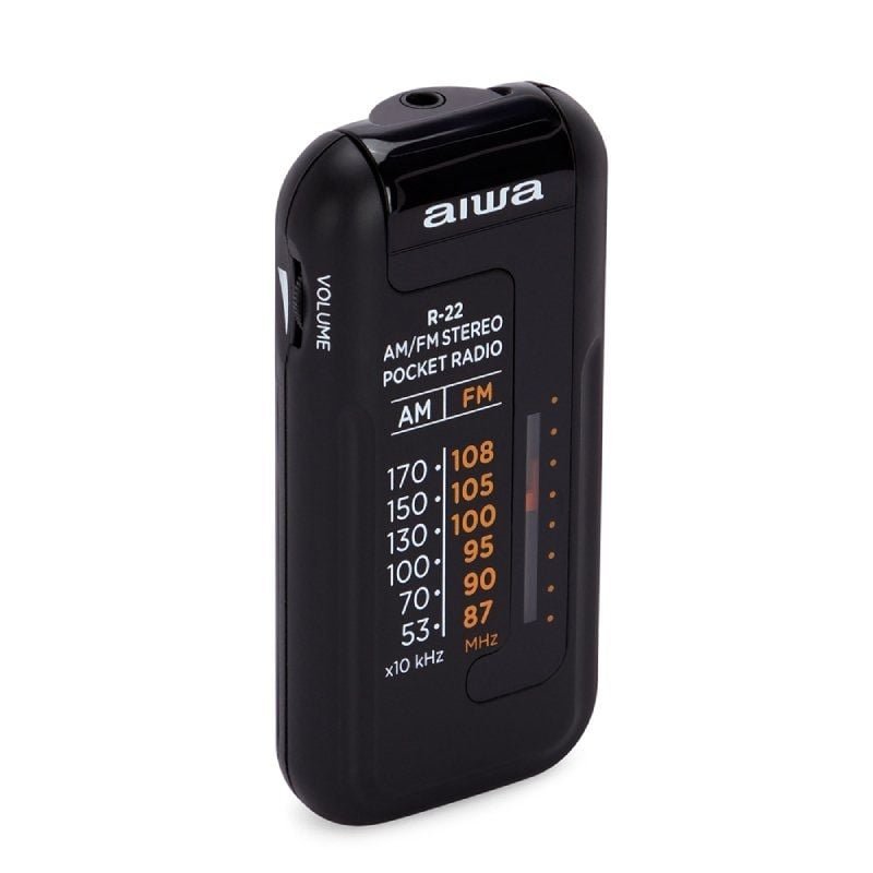 Radio Portátil Aiwa R-22BK/ con Batería/ a Pilas/ Negra - изображение 3