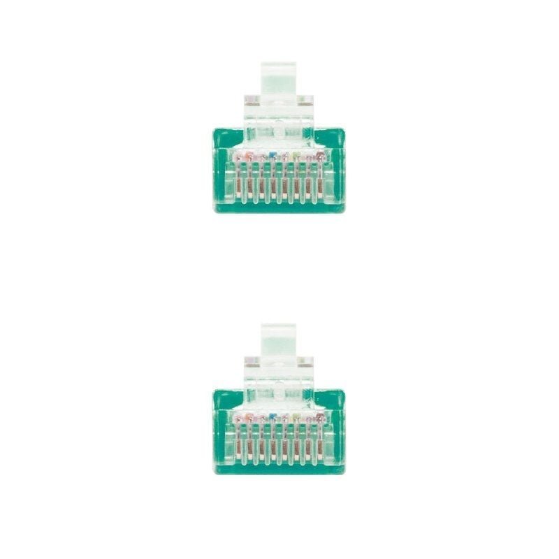 Cable de Red RJ45 UTP Nanocable 10.20.0400-L25-GR Cat.6/ 25cm/ Verde - изображение 3