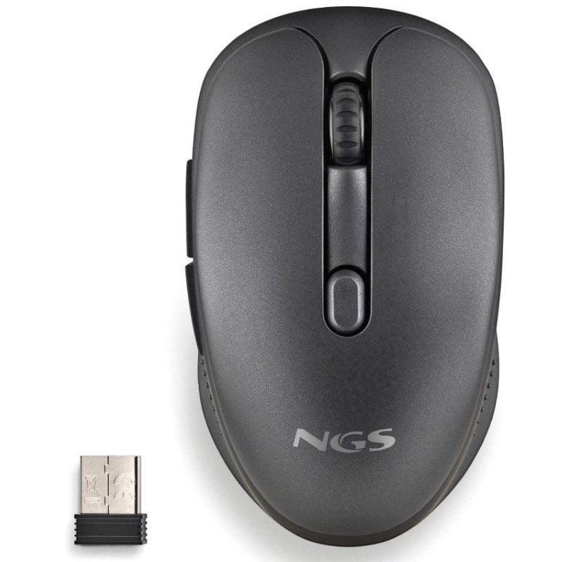 Ratón Inalámbrico NGS Evo Peep silencioso/ Batería recargable/ Hasta 3200 DPI/ Negro - изображение 2