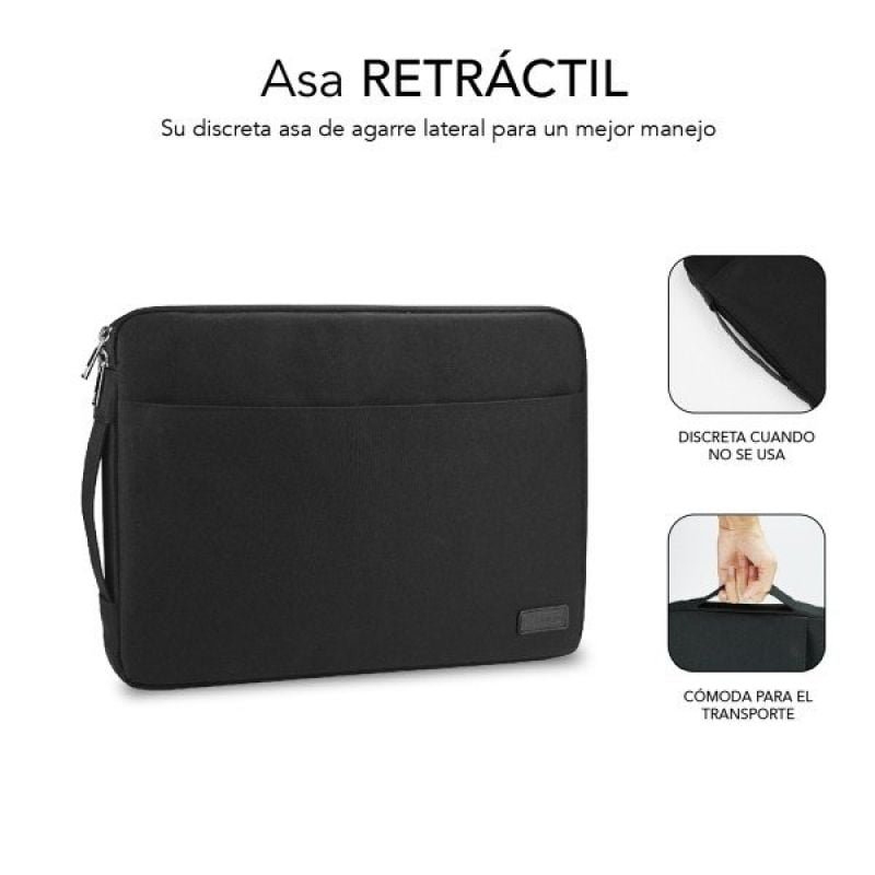 Funda Subblim Urban Laptop Sleeve para Portátiles hasta 15.6"/ Negra - изображение 4