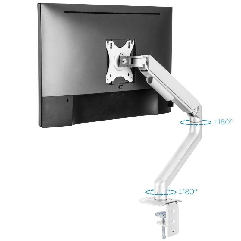 Soporte de Mesa para Monitor TooQ DB4032TNR-W/ Giratorio/ Inclinable/ hasta 9kg - изображение 3