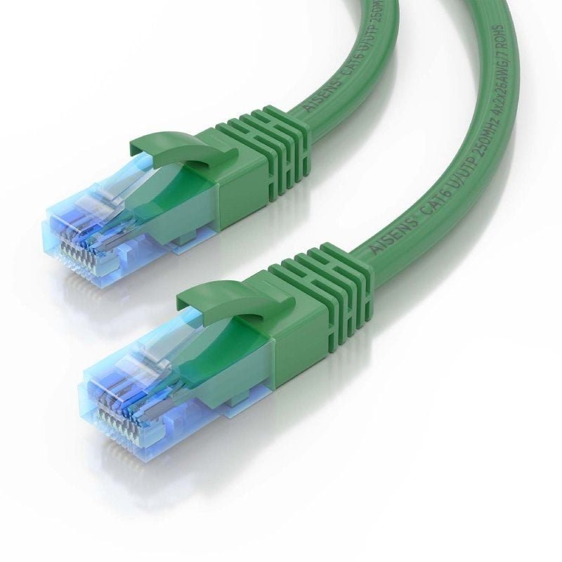Cable de Red RJ45 AWG26 CCA UTP Aisens A135-0810 Cat.6/ 1.5m/ Verde - изображение 3
