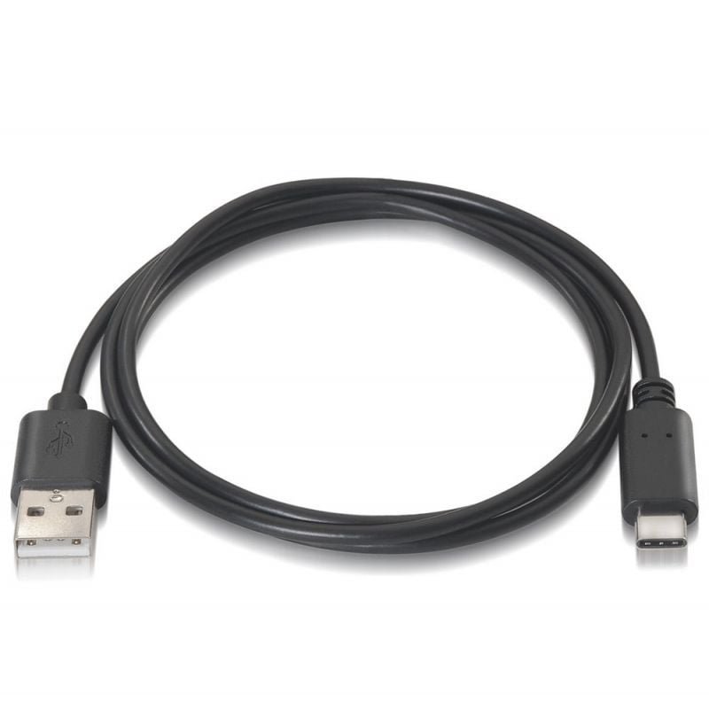 Cable USB 2.0 Tipo-C Aisens A107-0050/ USB Tipo-C Macho - USB Macho/ Hasta 9W/ 625Mbps/ 50cm/ Negro - изображение 2