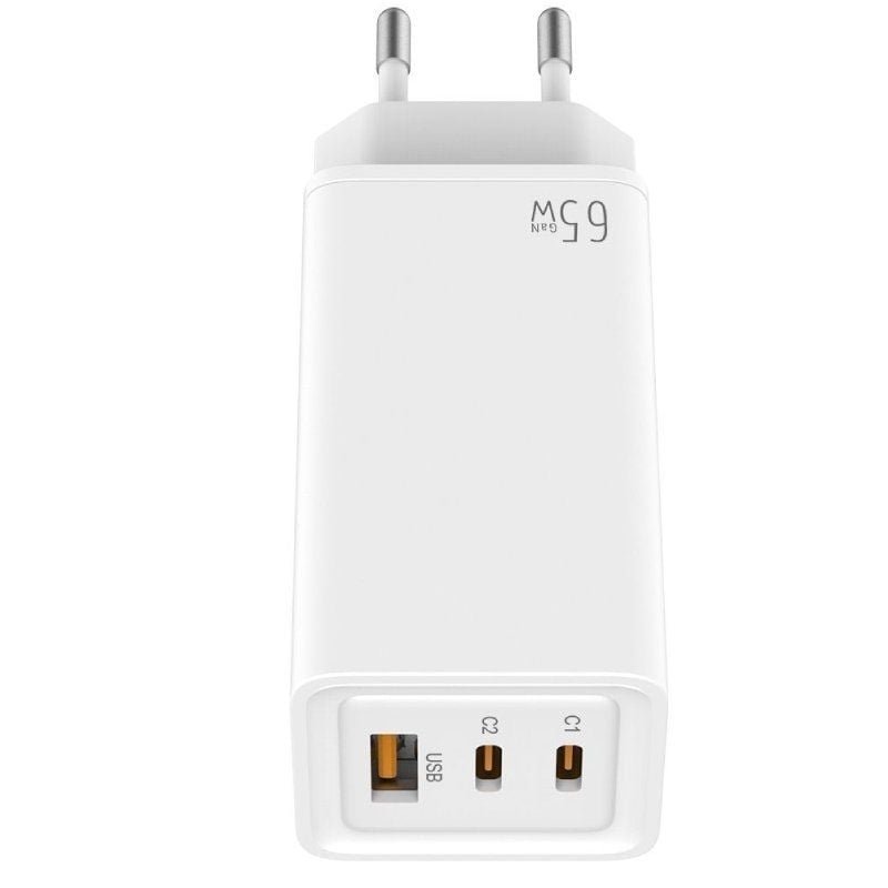 Cargador de Pared GaN Leotec LECSPH65W3W/ 2xUSB Tipo-C/ 1xUSB/ 65W - изображение 4
