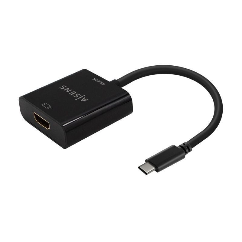 Conversor HDMI 4K 30Hz Aisens A109-0684/ HDMI Hembra - USB Tipo-C Macho/ 15cm/ Negro - изображение 2