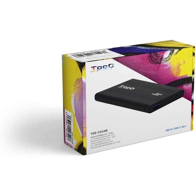 Caja Externa para Disco Duro de 2.5" TooQ TQE-2524B/ USB 3.1 - изображение 5