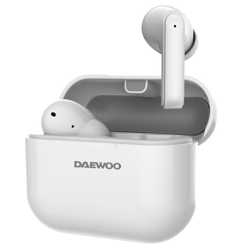 Auriculares Bluetooth Daewoo DW2005 con estuche de carga/ Autonomía 6h/ Blancos - изображение 2