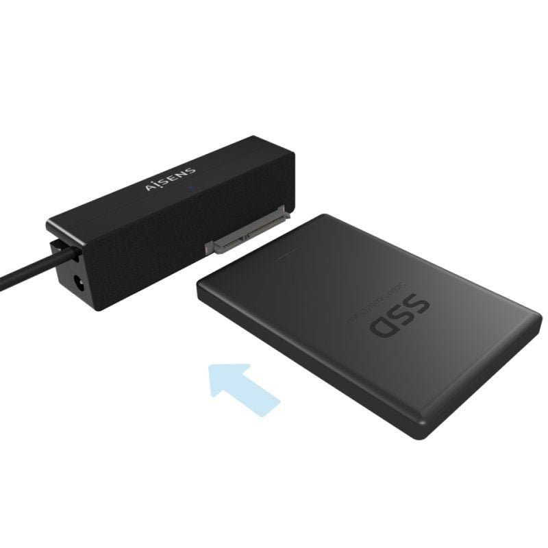 Adaptador para Discos Duros 2.5"/3.5" Aisens ASE-35C02B/ USB Tipo-C - SATA/ con Alimentador - изображение 3