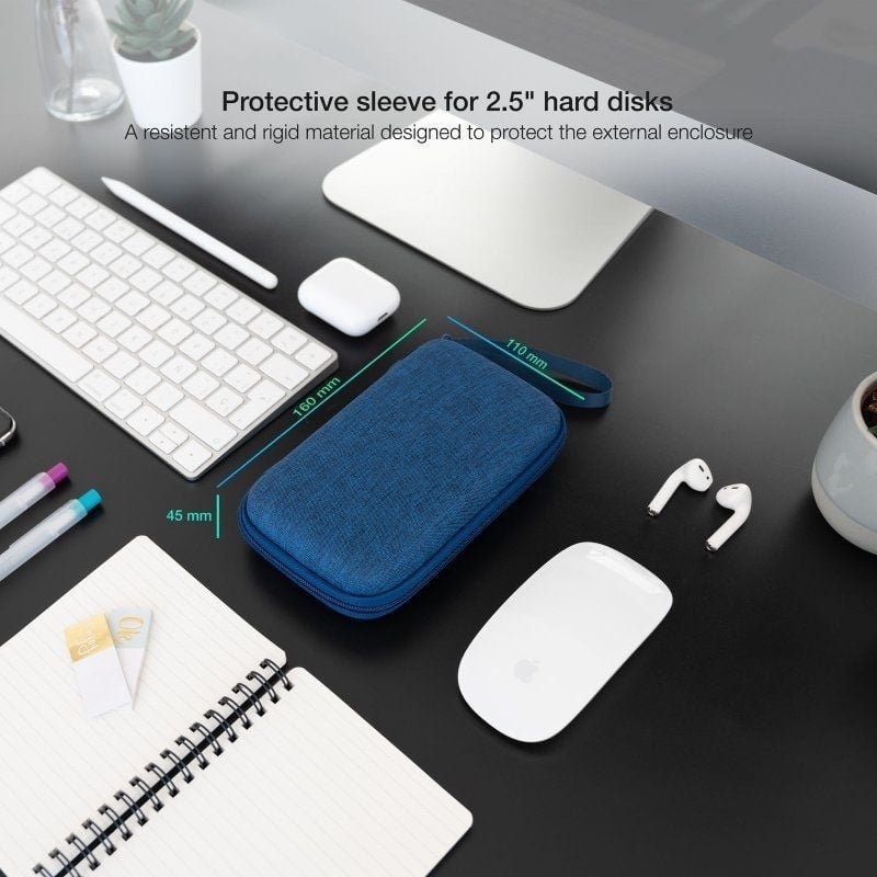 Funda para Disco Externo de 2.5" TooQ TQBC-E2503PB/ Azul Pacífico - изображение 3