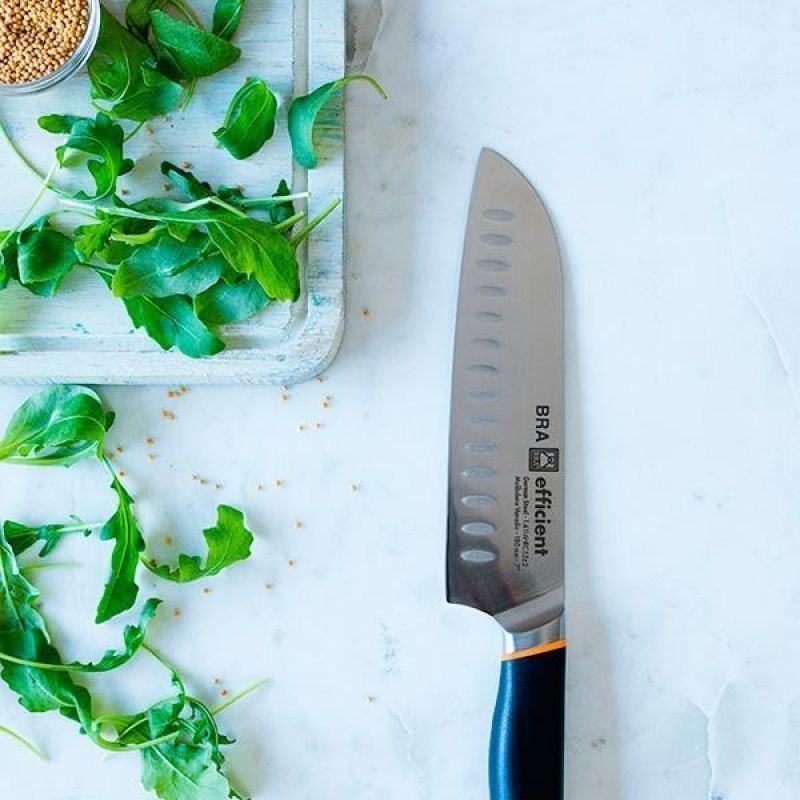 Cuchillo Santoku Bra Efficient A198004/ Hoja 180mm/ Acero inoxidable - изображение 3