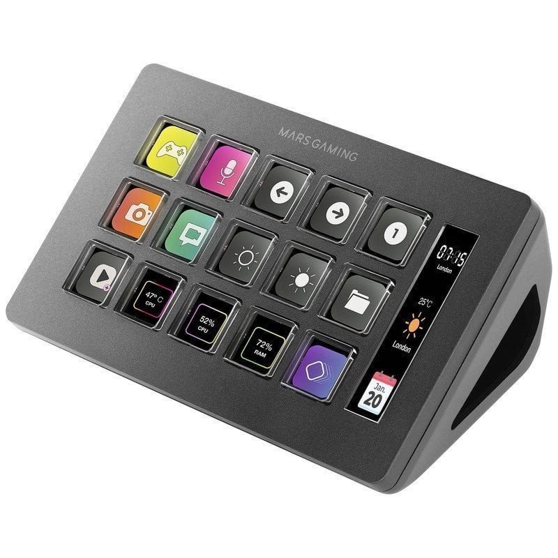 Stream Deck Slim Mars Gaming MSD-ONE/ 15 Teclas LCD/ Negro - изображение 5