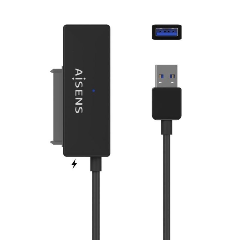 Adaptador para Discos Duros 2.5"/3.5" Aisens ASE-35A01B/ USB 3.0 - SATA/ con Alimentador - изображение 2
