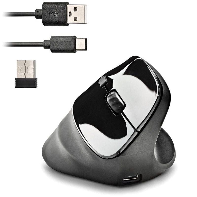 Ratón Vertical Inalámbrico NGS EVO Moksha/ Batería recargable/ Hasta 2400 DPI - изображение 2