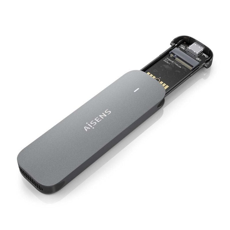Caja Externa para Disco SSD M.2 SATA Aisens ASM2-006GRY/ USB 3.1/ Sin tornillos - изображение 2