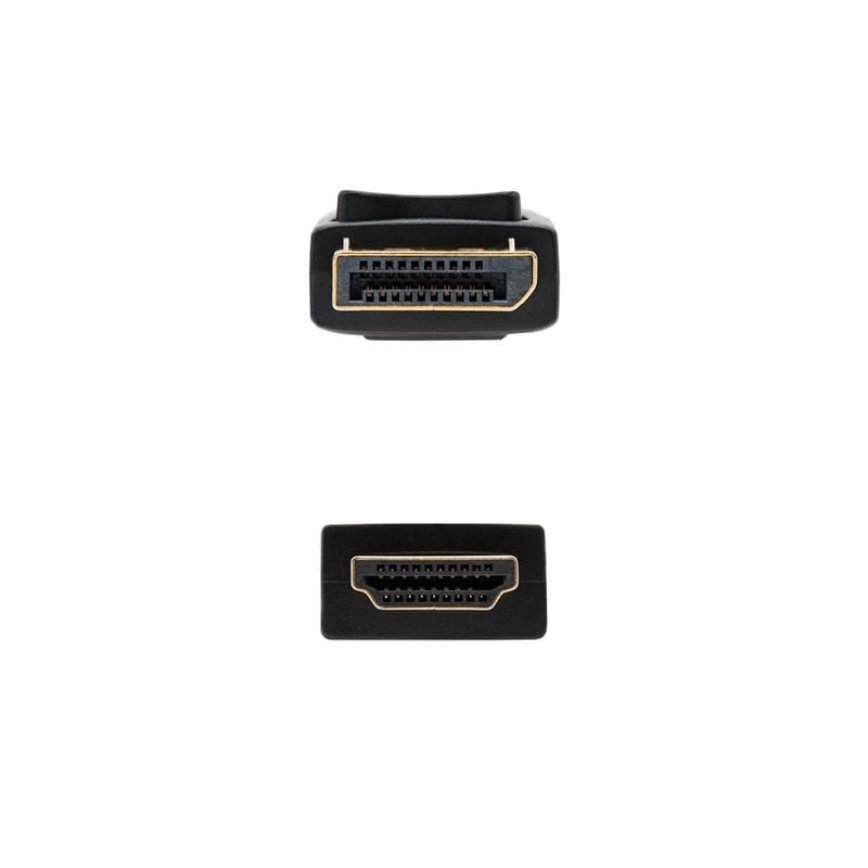 Cable Conversor Nanocable 10.15.4303/ DisplayPort Macho - HDMI Macho/ 3m/ Negro - изображение 2