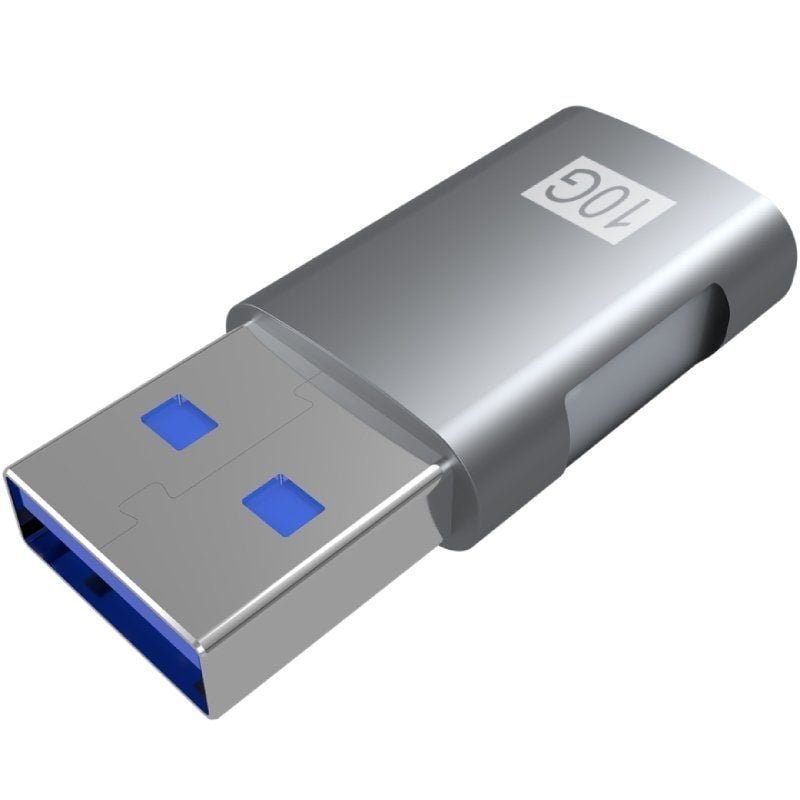 Adaptador USB 3.2 GEN2 Aisens A108-0655/ USB Tipo-C Hembra - USB Macho - изображение 2