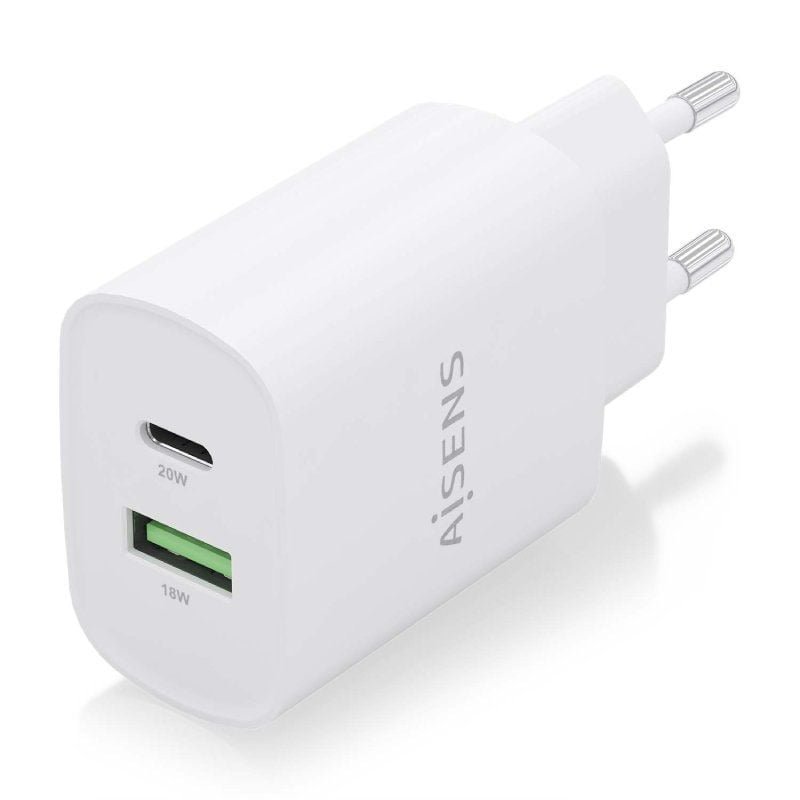 Cargador de Pared Aisens A110-0754/ 1xUSB Tipo-C/ 1xUSB/ 20W - изображение 2