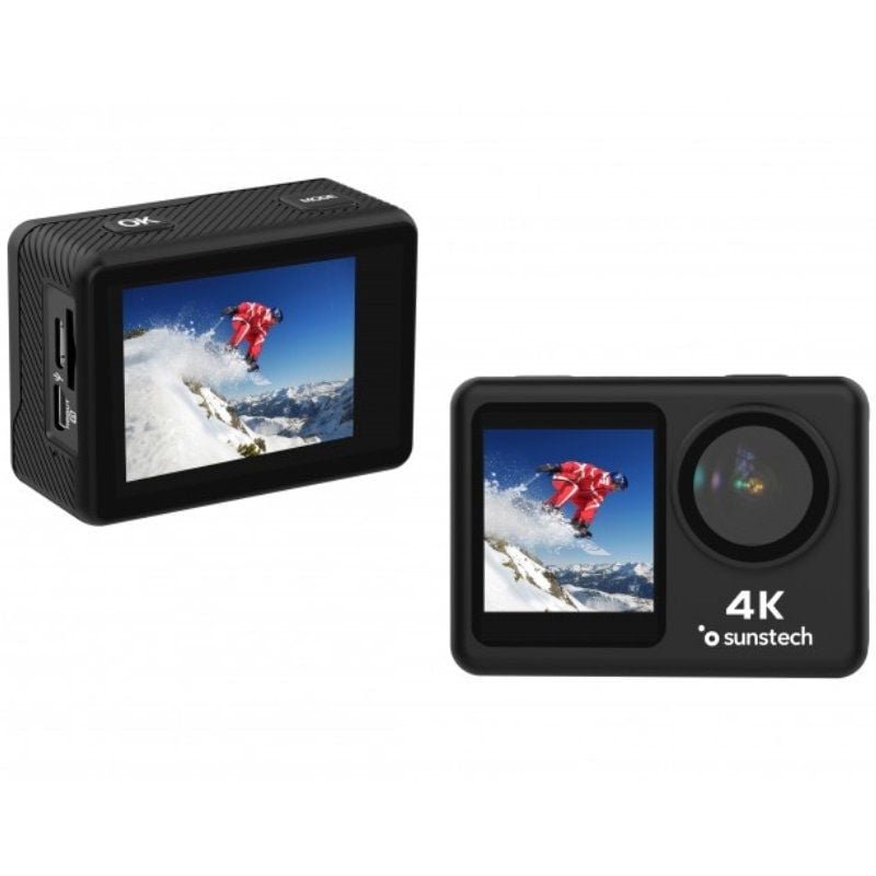 Cámara Digital Deportiva Sunstech Adventure 4K/ 16MP/ Ángulo de visión 170º/ Negra - изображение 2