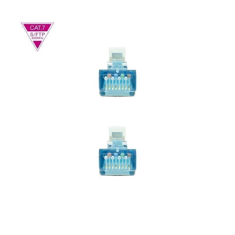 Cable de Red RJ45 SFTP Nanocable 10.20.1707 Cat.7/ 7m/ Gris - изображение 3