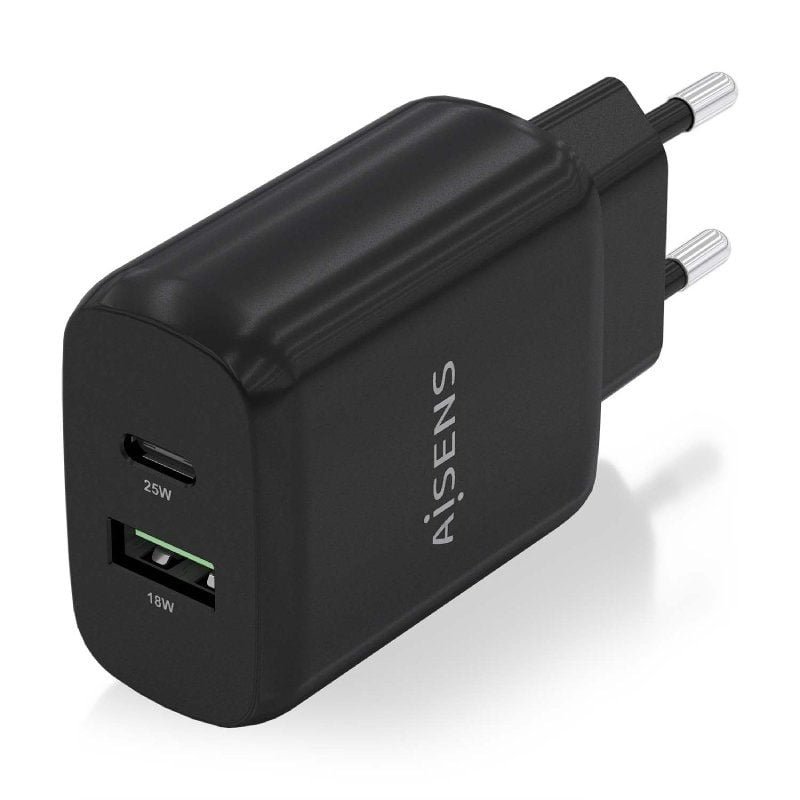 Cargador de Pared Aisens A110-0759/ 1xUSB Tipo-C/ 1xUSB/ 25W - изображение 2