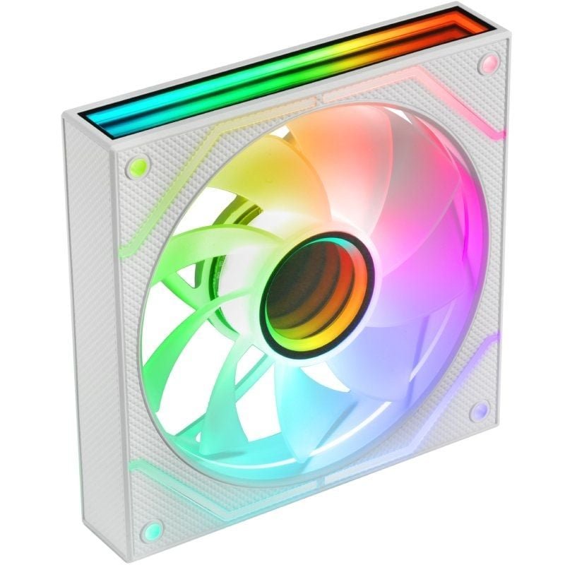 Pack 2 Ventiladores Mars Gaming MF-3DPROX2R/ 12cm/ ARGB/ Blancos - изображение 4