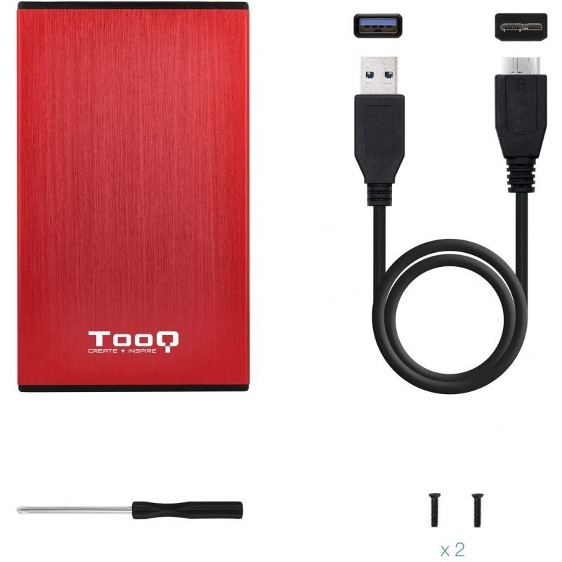 Caja Externa para Disco Duro de 2.5" TooQ TQE-2527R/ USB 3.1 - изображение 4