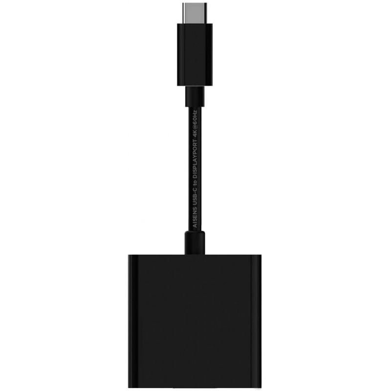 Conversor Aisens A109-0345/ USB Tipo-C Macho - DisplayPort Hembra/ 15cm/ Negro - изображение 2
