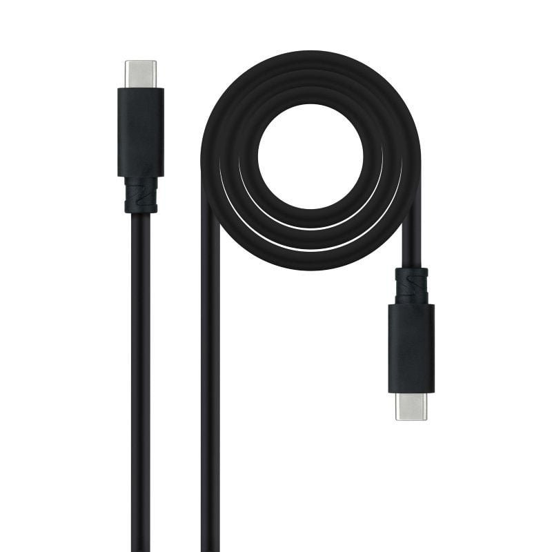 Cable USB 3.1 Tipo-C Nanocable 10.01.4101-L150/ USB Tipo-C Macho - USB Tipo-C Macho/ 1.5m/ Negro - изображение 2