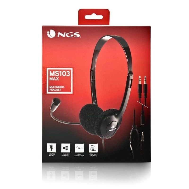 Auriculares NGS MS103 MAX/ con Micrófono/ Jack 3.5/ Negros - изображение 5