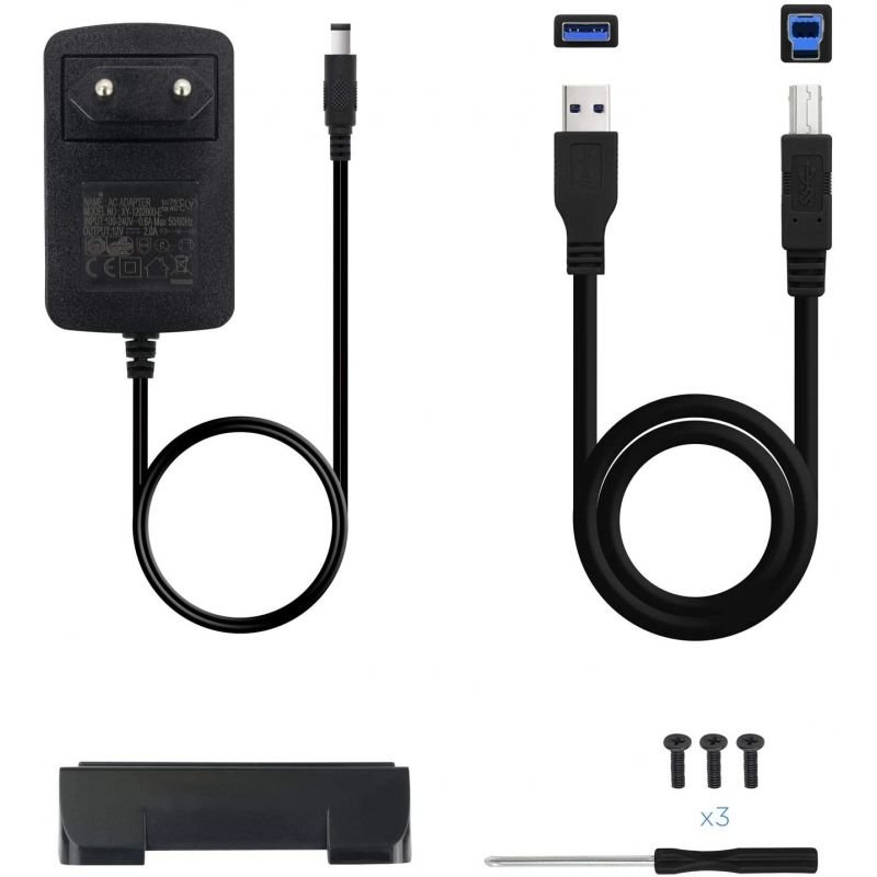 Caja Externa para Disco Duro de 3.5" TooQ TQE-3527B/ USB 3.1 - изображение 4