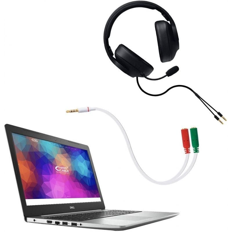 Cable Estéreo Nanocable 10.24.1201/ Jack 3.5 Macho - 2x Jack 3.5 Hembra/ 20cm/ Blanco - изображение 4